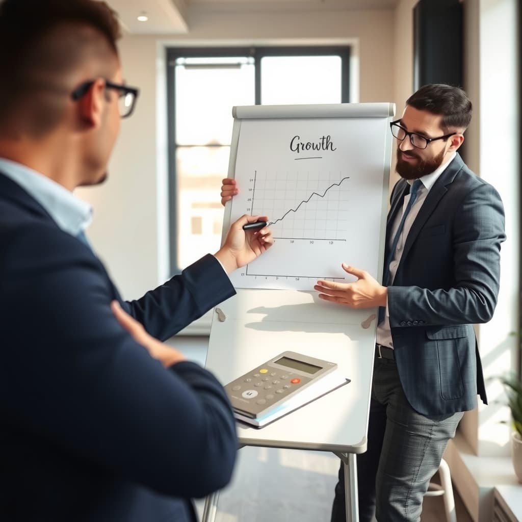 A business owner planning for growth