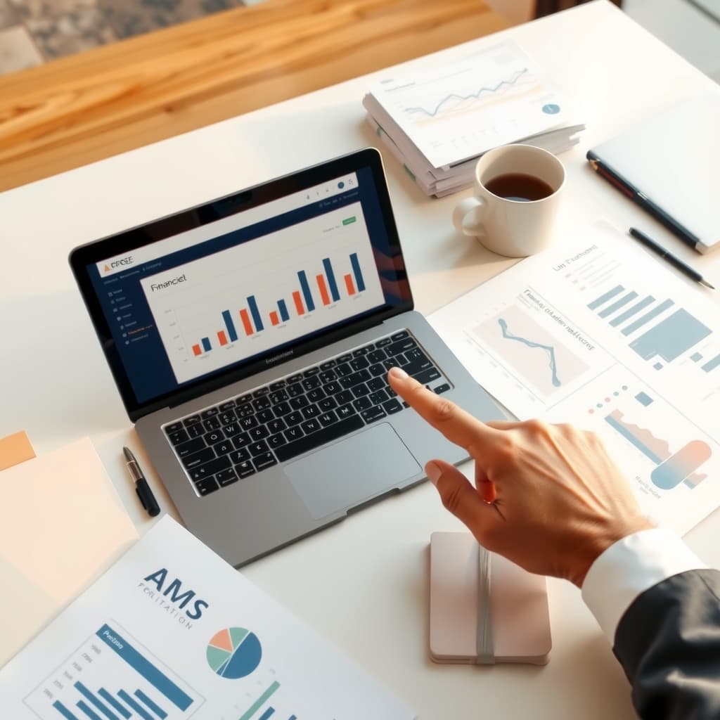 Reviewing financial guidance with an accountant